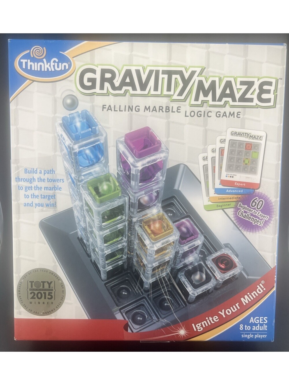 ThinkFun Gravity Maze Marble Logic Game STEM Toy Complete GR200